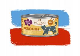 Šlapias kačių maistas Perro CATERING su triušiena, 185 g