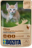 Kačių ėdalas Bozita KITTEN CHICKEN su vištiena padaže, 85 g