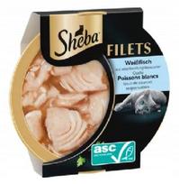 Katinų pašaras SHEBA, baltažuvės file, 60 g