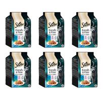 Šlapi katės ėdalas Sheba su žele, tuno, lašišos ir baltosios žuvies skoniai, 36 x 50 g