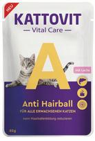 Šunų pašaras Kattovit Vital Care Anti Hairball, 85 g