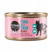 Katzenų maistas COSMA ASIA, tunas su krabais, 85 g
