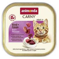 Šlapias ėdalas katėms Animonda Carny Adult, jautiena ir fazanas, 85 g