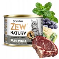 Šlapias kačių ėdalas su ožkienos mėsa Zew Natury, 185 g