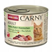 Katės konservai Animonda Carny Adult, 200 g, su vištiena, kalakutiena ir triušiena