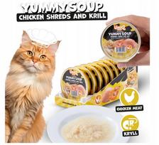 Šlapias kačių maistas UniQ Pets vištiena ir krilių sultinys, 8 x 30 g