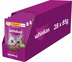 Šlapias maistas katėms WHISKAS su vištiena, 28 x 85 g