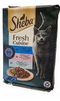 Katėms skirtas pašaro rinkinys SHEBA Fresh Cuisine Taste of Tokyo su ryžiais, 6 x 50 g