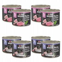 Šlapi kačiukų ėdalas PAN MIĘSKO, įvairių skonių, 8 x 200g, be grūdų