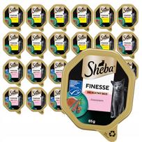 Šlapi katės ėdalas Sheba Finesse, 22 x 85 g, įvairovės rinkinys