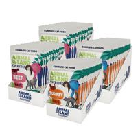 Šlapias kačių pašaras jautienos ir kalakutienos paštetas, be grūdų, 48 x 100 g
