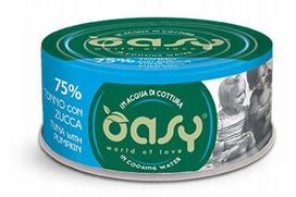 Šlapi katės ėdalas Oasy More Love su tunu ir moliūgu, 70 g