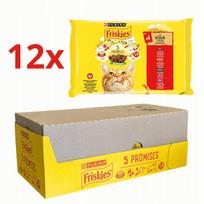 Šlapi katės ėdalas FRISKIES, 4 mėsos skoniai, 48 x 85 g
