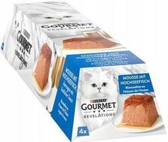 Katinų maistas PURINA GOURMET Revelations, jūros žuvų paštetas, 4 x 57 g