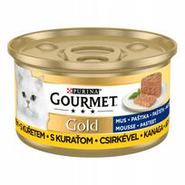 Šlapi katės ėdalas GOURMET GOLD putėsiai su vištiena, 85 g