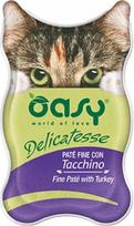 Šlapias kačių maistas Oasy Delicatesse Pate su kalakutiena, 85 g