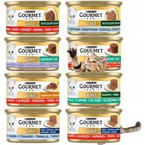 Šlapias kačių ėdalas Gourmet Gold, paukštienos rinkinys, 24 x 85 g