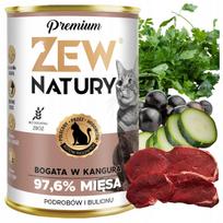 Šlapių kačių ėdalas su kengūriena Zew Natury, 400 g