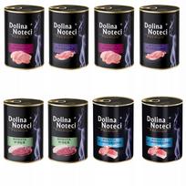 Konservuotas kačių ėdalas Dolina Noteci Premium, įvairūs skoniai, 8 x 400 g