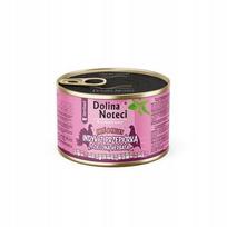 Katzenų konservai Dolina Noteci Superfood su kalakutiena, putpelių mėsa ir žaliąja arbata, sterilizuotoms katėms, 185 g