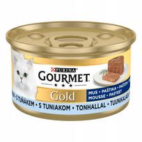 Šlapias katės maistas GOURMET GOLD, tunų paštetas, 85 g