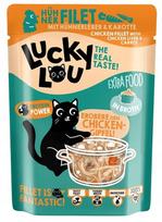 Šunų ėdalas LUCKY LOU su vištiena ir vištienos kepenėlėmis sultinyje, 70 g