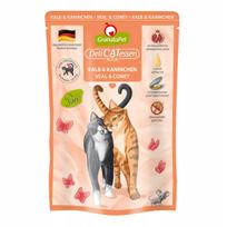 Katinų pašaras Granatapet DeliCatessen su veršiena ir triušiena, 85 g, be grūdų