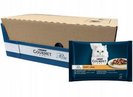 Šlapias kačių maistas Gourmet Perle filė padaže, Duet Meat rinkinys, 48 x 85 g (4,08 kg)