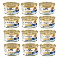 Katinų paštetas Gourmet Gold su tunu, 12 x 85 g