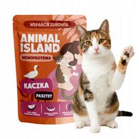 Šlapias kačių pašaras Animal Island, monoproteinas, antiena, 100 g