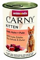 Kačių ėdalas ANIMONDA Carny Kitten, su veršiena, vištiena ir kalakutiena, 400 g