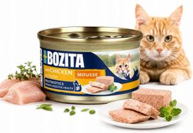Šlapias kačių ėdalas BOZITA, vištienos paštetas be grūdų, 85 g