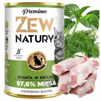 Šlapias kačių ėdalas su triušiena Zew Natury, 400 g