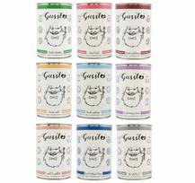 Super Premium kačių maistas Gussto, įvairių skonių, 9 x 400 g