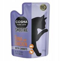 Šunų ėdalas COSMA Smoothie su tunu, vištiena ir morkomis, 50 g