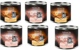 Šlapias kačių maistas Wild Freedom Kitten, įvairių skonių, 6 x 200 g