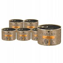 Šlapias kačių maistas Luger’s, su kalakutiena ir putpelių mėsa, 6 x 185 g