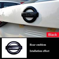 yxkpz10 ABS Automobilio Priekinės Grotelės Galinio Kamieno Emblemos Dangtelis Vairo Logotipas Nissan Altima Sylphy KIcks Qashqai X-Trall Tiida Sunny 2025 For Sunny 2014-2021 gray