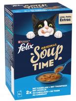 Katinų sriuba Felix SOUP Original žuvų skonio, 6 x 48 g