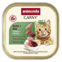 Šlapias kačių ėdalas Animonda Carny Adult, vištiena ir elniena, 85 g