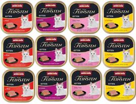 Drėgnas kačiukų maistas Animonda Vom Feinsten, 12 x 100 g, įvairūs skoniai
