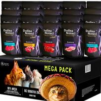 Šlapias kačių maistas DOLINA NOTECI ir PET REPUBLIC, įvairių skonių, 40 x 85 g
