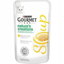 Šlapias kačių maistas Gourmet Soup, 12 x 40 g, įvairių skonių