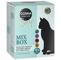 Kačių sriuba Cosma Soup MIX II, įvairių skonių, 12 x 40 g