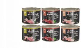 Šlapi kačių ėdalas Pan Mięsko, įvairių skonių, 6 x 200 g