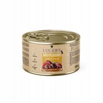 Šlapias kačių maistas Luger's Daily Pleasures su antienos širdelėmis, 185 g