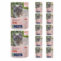 Kačių pašaras Bozita su lašiša padaže, 12 x 85 g