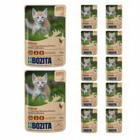 Katėms skirtas BOZITA vištienos padaže konservas kačiukams, 85 g, 12 vnt.