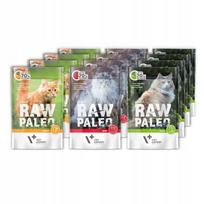 Katinų pašaras Raw Paleo, 6 x 100 g, be grūdų, įvairių skonių rinkinys