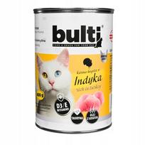 Šlapias kačių maistas BULTI su kalakutiena, 400 g